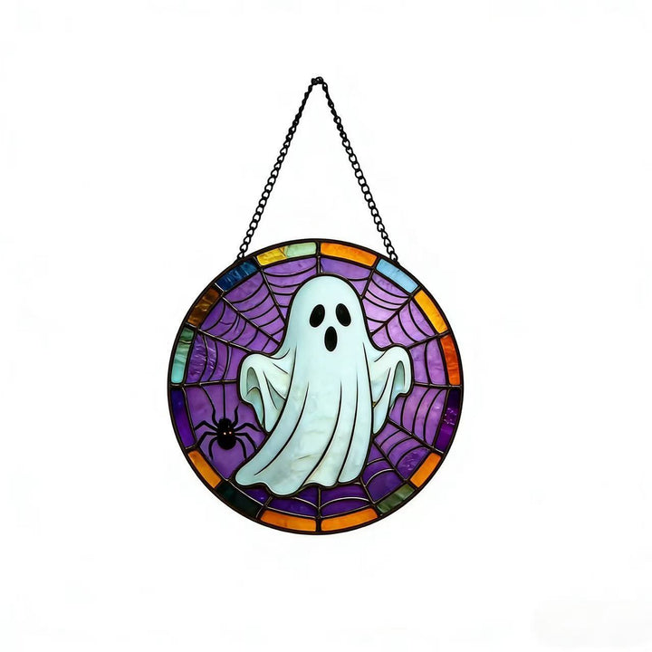Decorative Skull Stained Glass Wall Art Kalsten