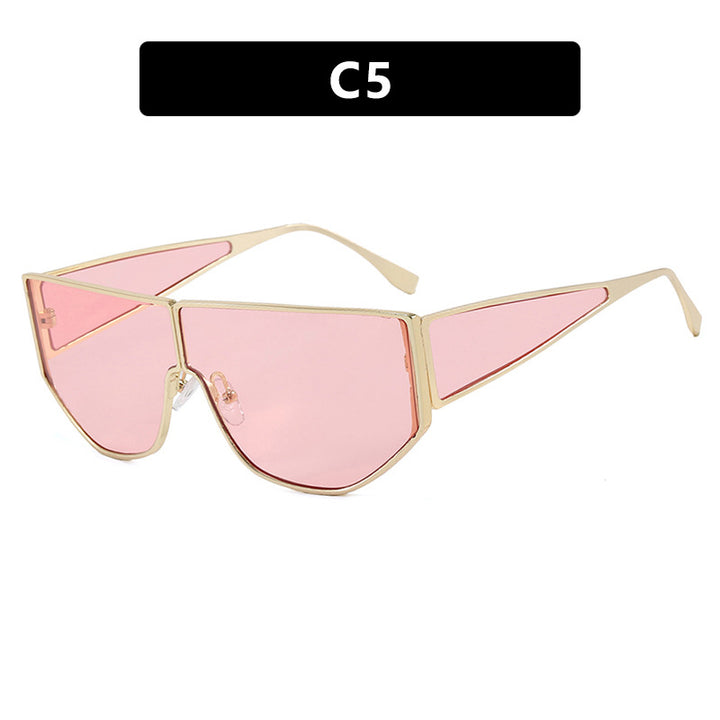 Women's trendy oversized sunglasses with distinctive geometric design Kalsten