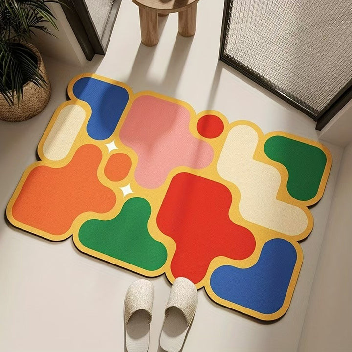 Modern Abstract Floor Mat Kalsten