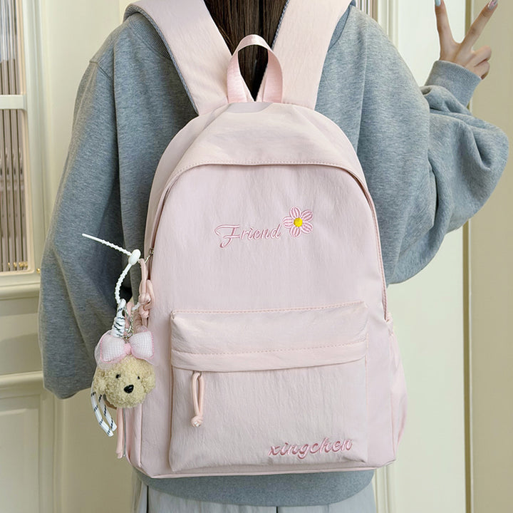 Cute Cartoon-Themed Embroidered Backpack Kalsten