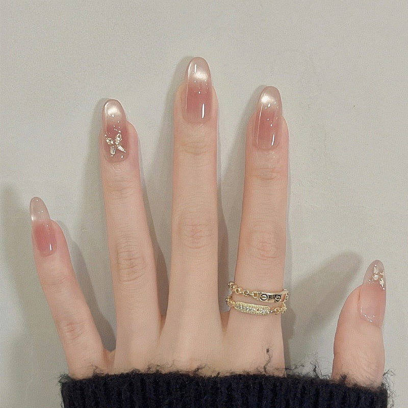Artistic Floral-Embellished Press-On Nail Art Kalsten