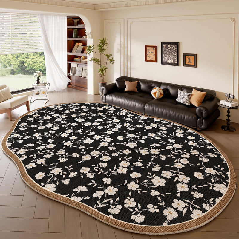Decorative Floral Pattern Area Rug Kalsten