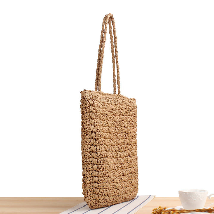 Hand-knotted straw bag Kalsten