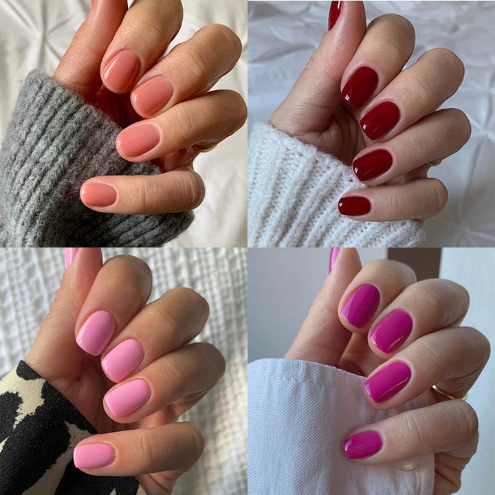 Creative Nail Art with Elegant High Gloss Finish Kalsten