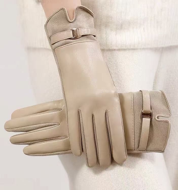 Luxurious Leather Touchscreen Gloves Kalsten