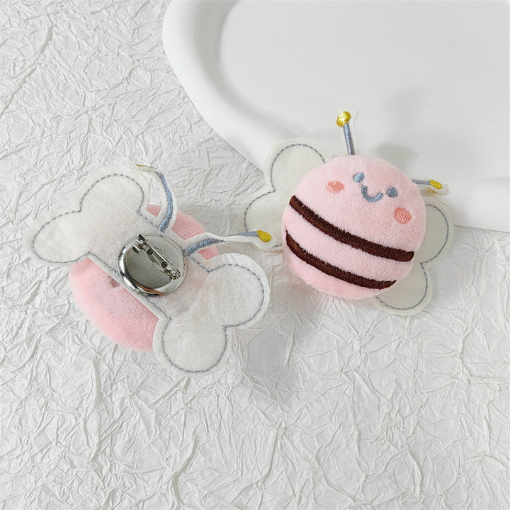 Cute Plush Bee Brooch Kalsten