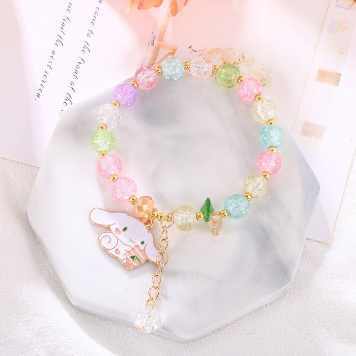 Playful bracelet with colorful glass beads Kalsten