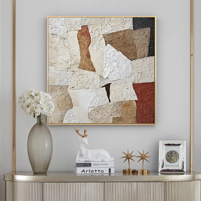 Textured Geometric Wall Art