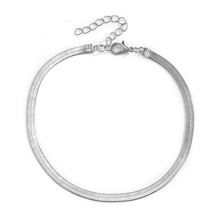 Sleek Adjustable Gold Hoops Necklace Kalsten