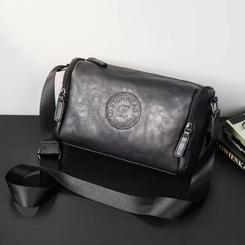 Stylish Leather Messenger Bag