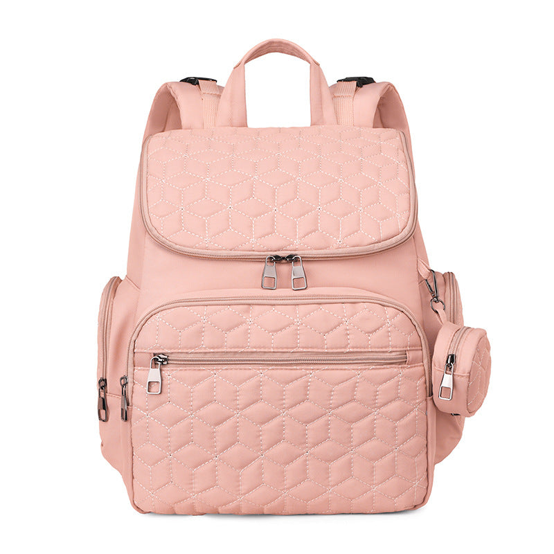 Quilted Multi-Compartment Travel Backpack Kalsten