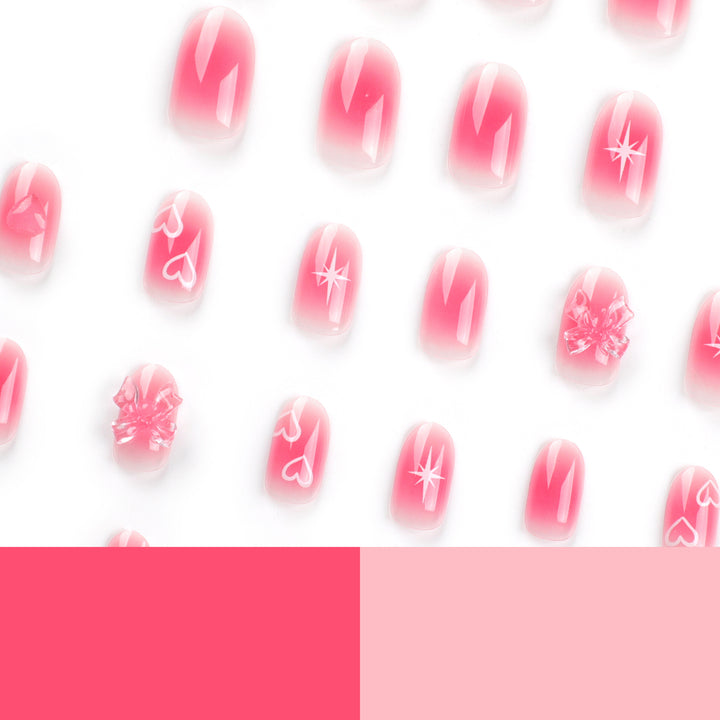 Artificial Nail Art with Romantic Design Kalsten