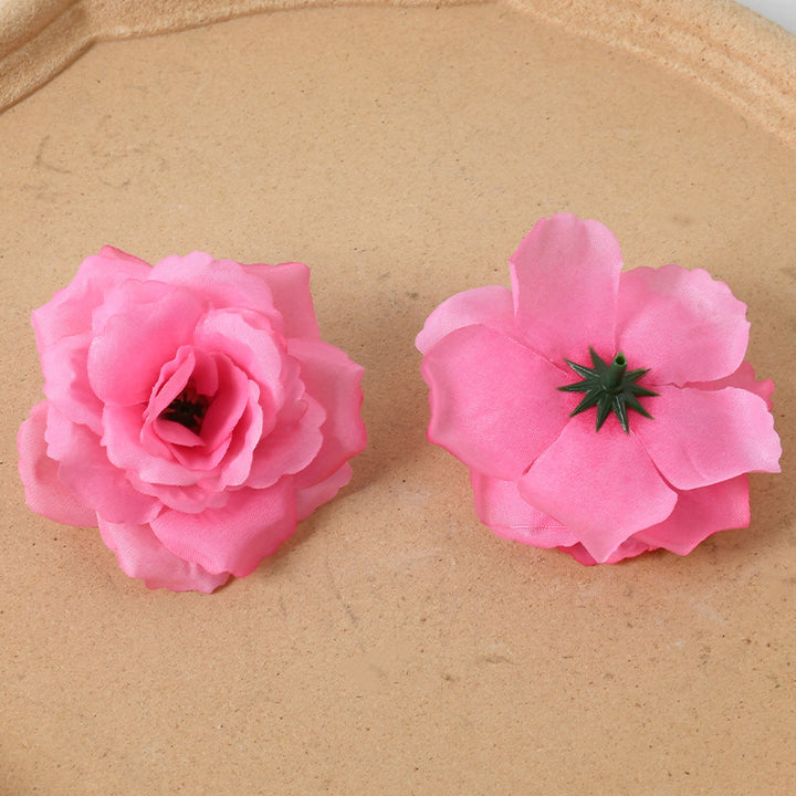 Elegant Fabric Flower Hair Clips