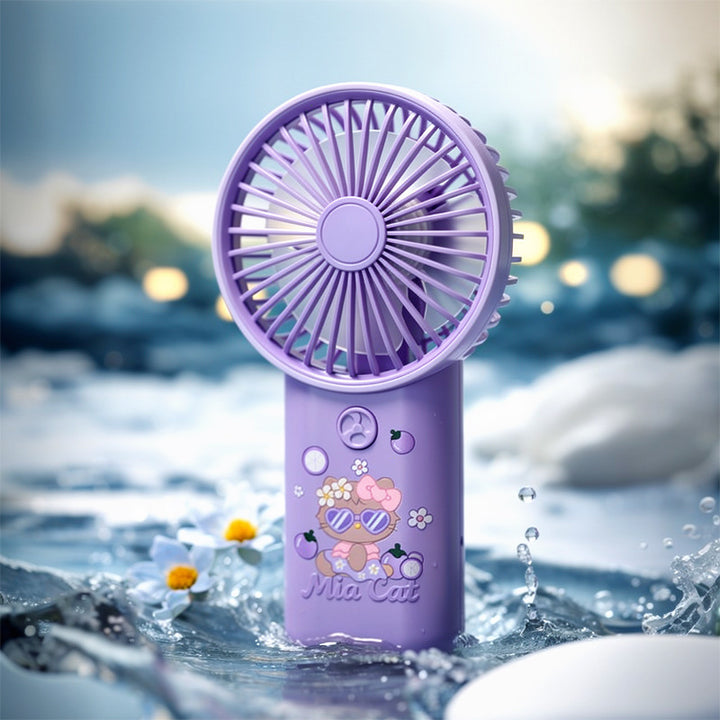 Ladies portable handheld fan with cute animal design Kalsten