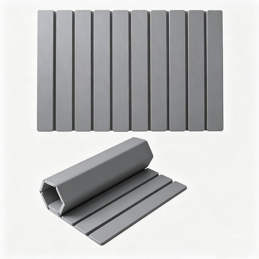 Decorative Marble Striped Kitchen Drying Mat