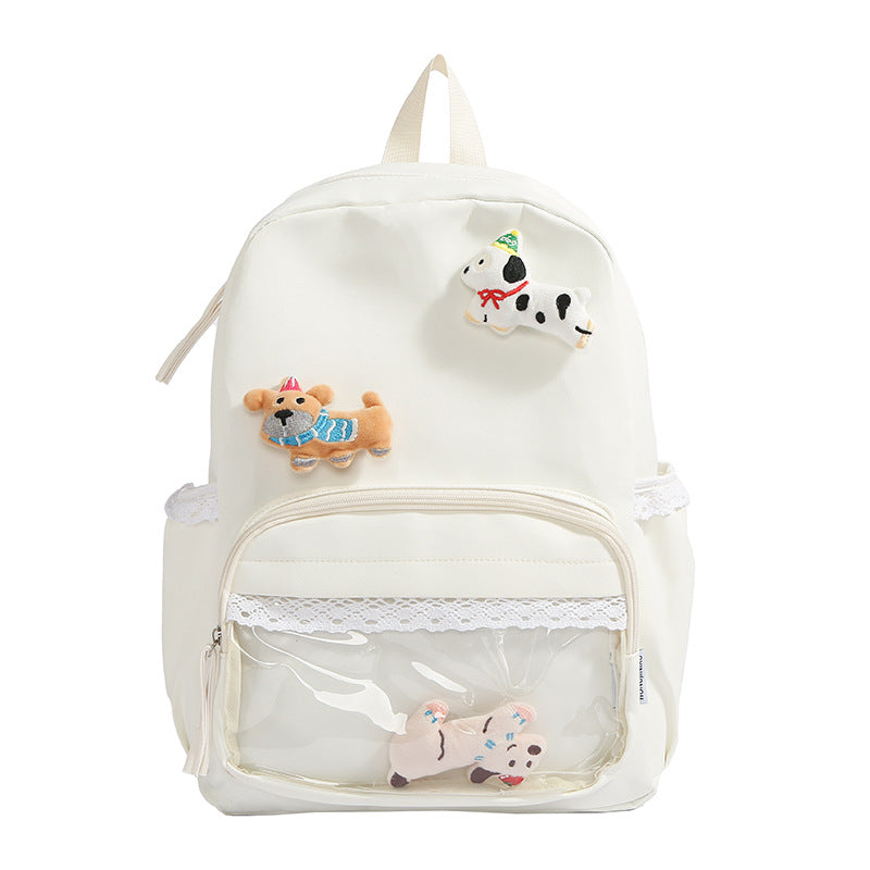 Cute Animal-Themed Embroidered Backpack Kalsten