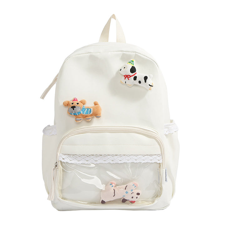 Cute Animal-Themed Embroidered Backpack Kalsten