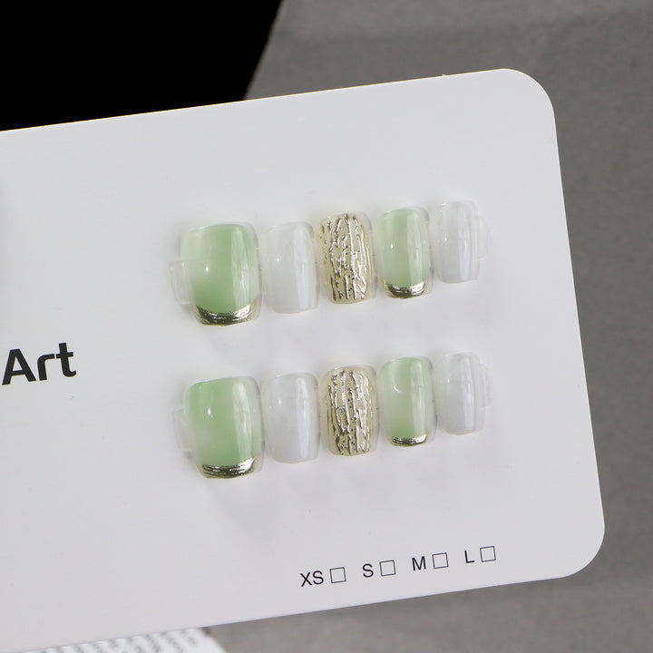 Elegant Artistic Press-On Nail Set Kalsten
