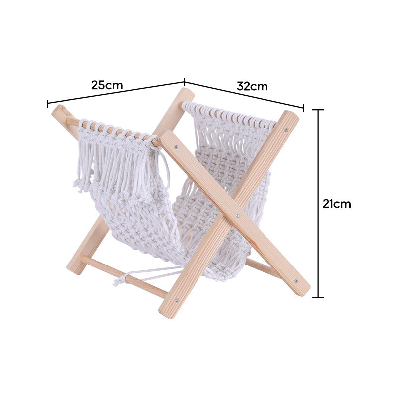 Macramé Toy Hammock