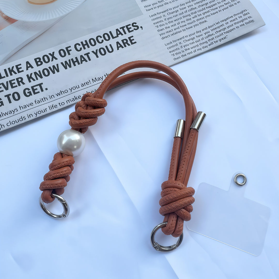 Elegant Braided Keyring Strap Kalsten