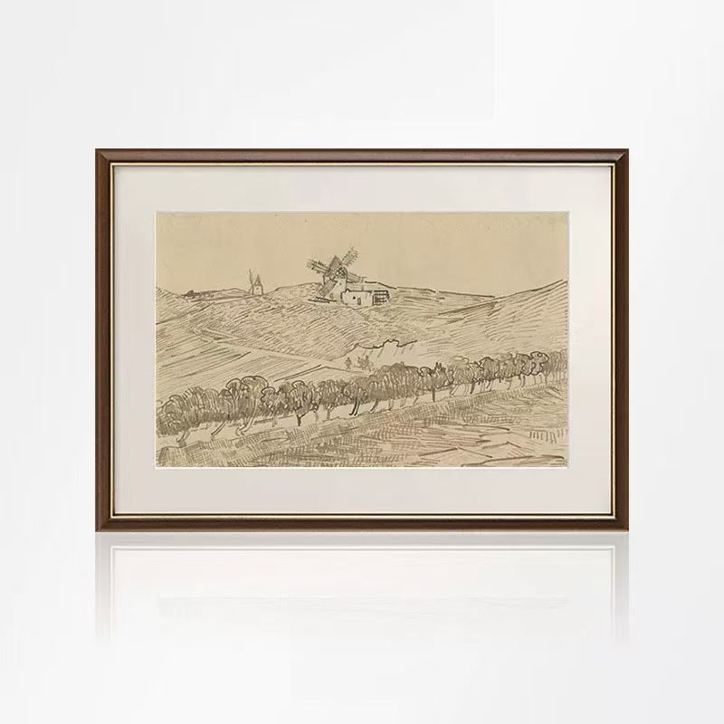 Framed Historical Landscape Artwork
