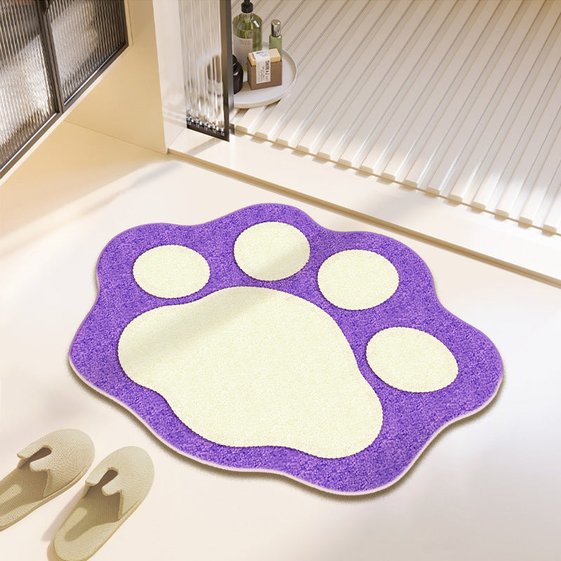Fun Paw Print Bath Mat Kalsten