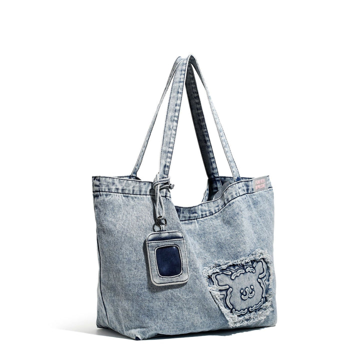 Casual Denim Tote Bag  1791995354