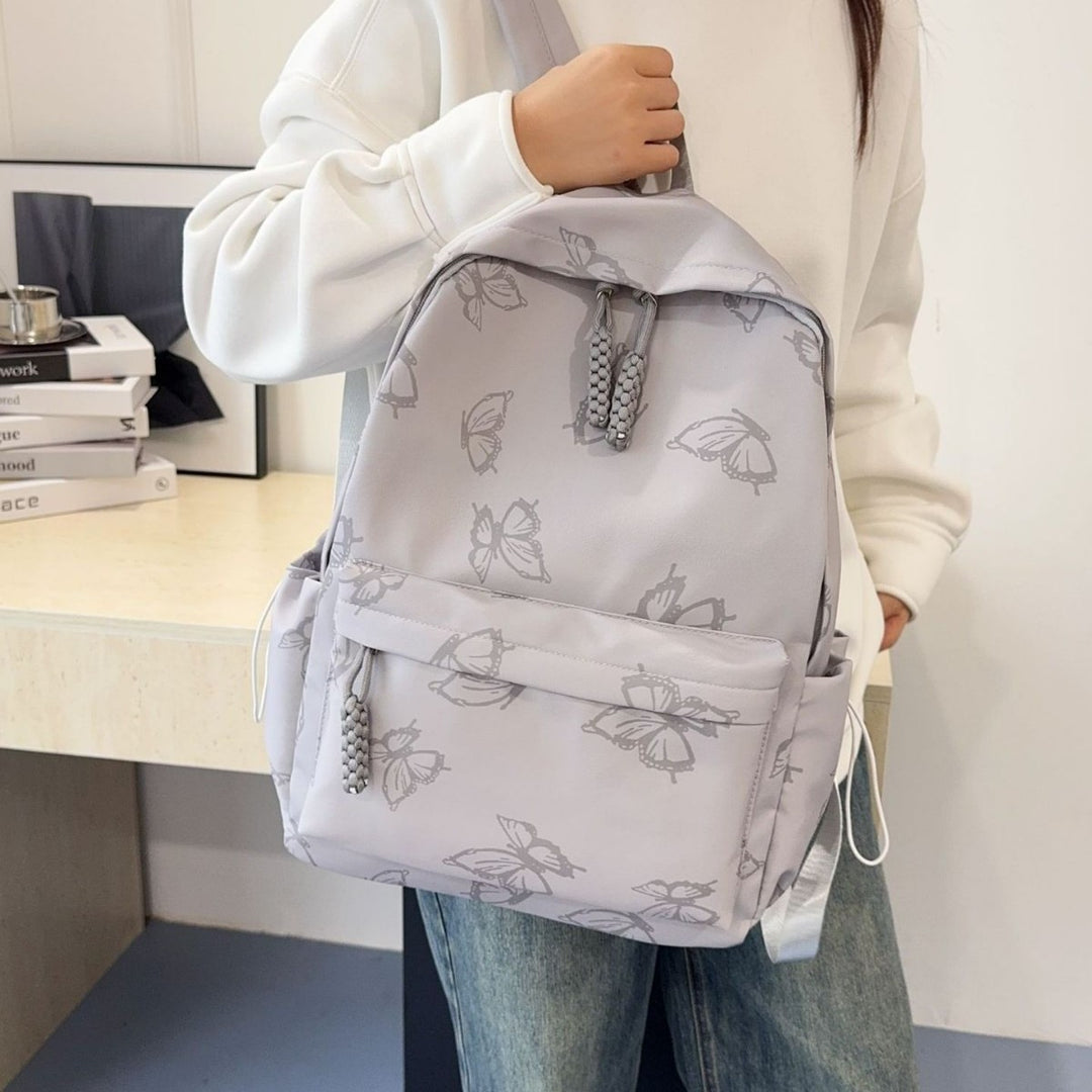 Backpack with Playful Butterfly Design Kalsten