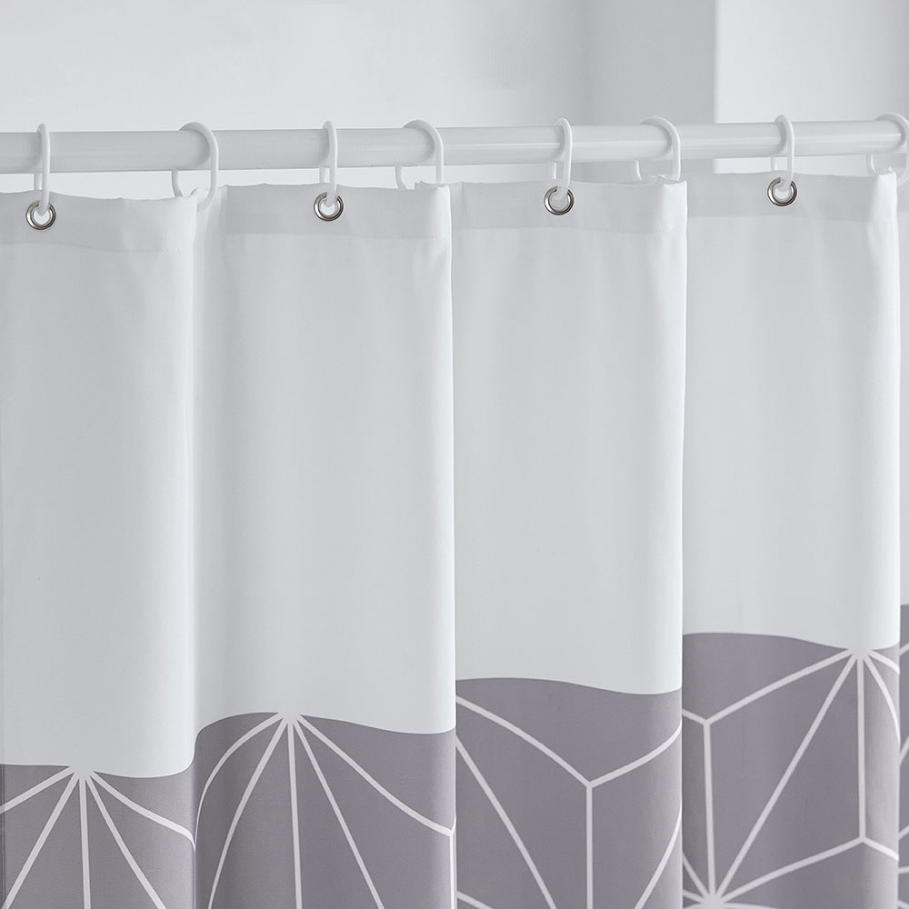 Modern Geometric Pattern Shower Curtain Kalsten