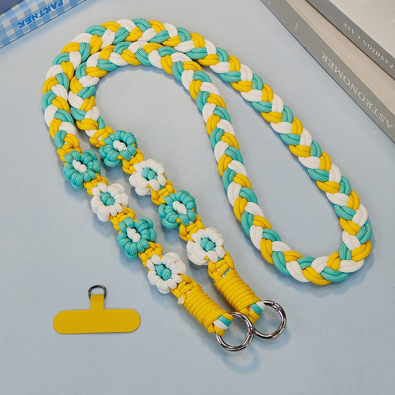 Creative Floral Design Braided Utility Leash Kalsten