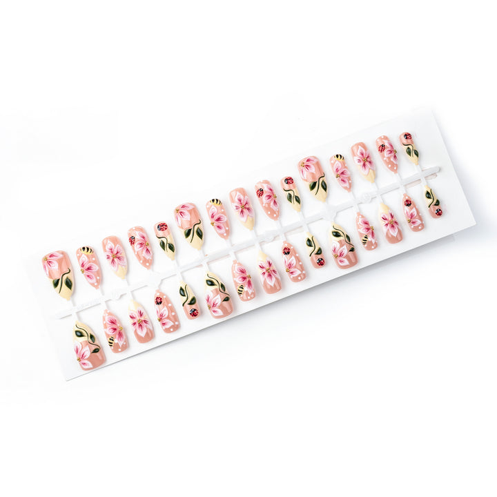 Artistic Floral Nail Art Set