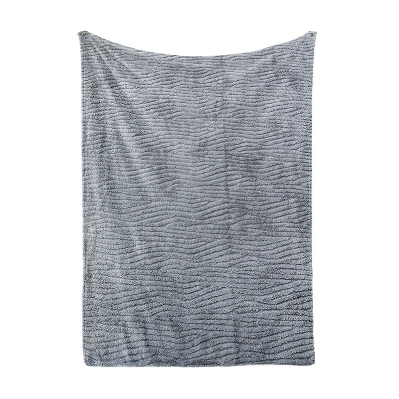 Ladies Cozy Microfiber Quick Change Blanket in Modern Checkered Pattern Kalsten