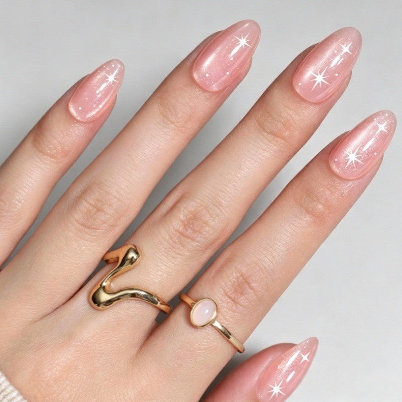 Sparkling Press-On Nail Art Set Kalsten