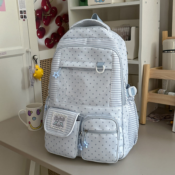 Stylish Multi-Functional Star Print Backpack Kalsten