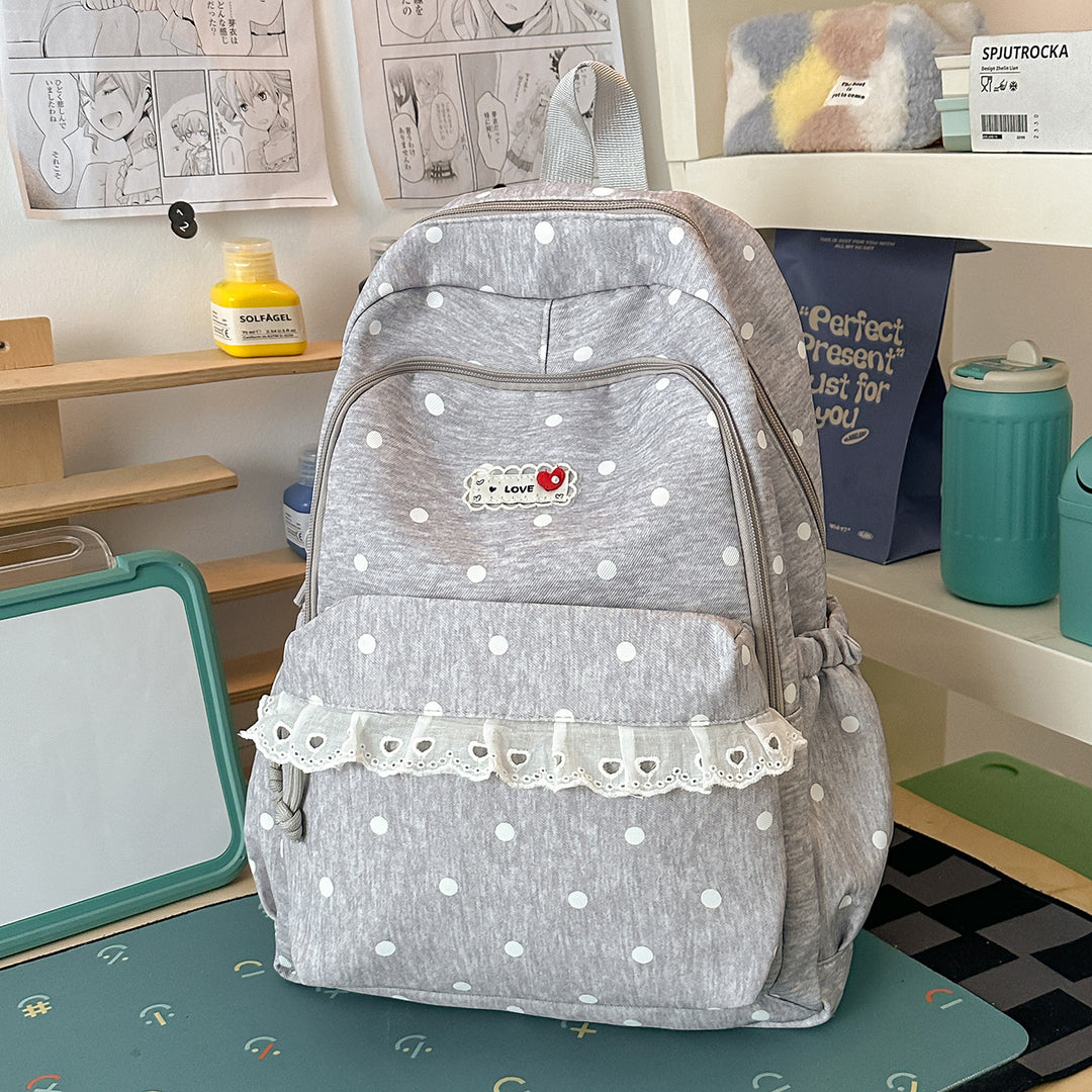 Trendy Star-Print School Backpack Kalsten