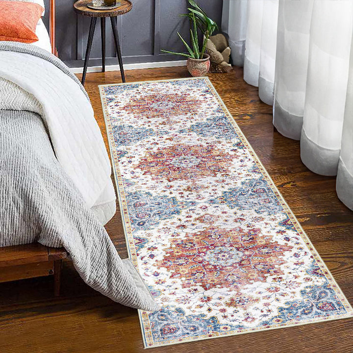 Vintage Floral Runner Rug Kalsten