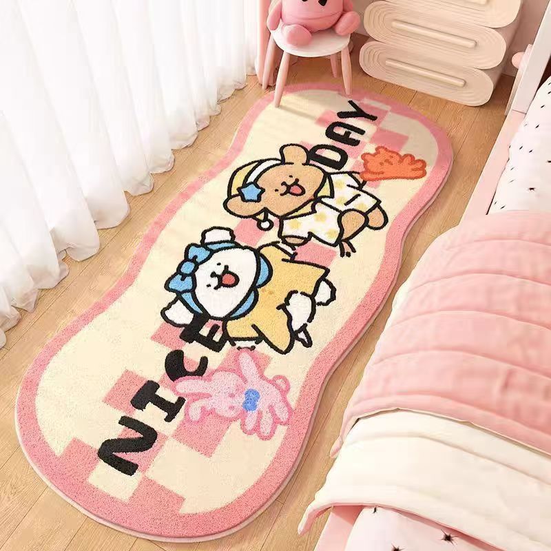Cartoon Dog-Shaped Decorative Area Rug for Home