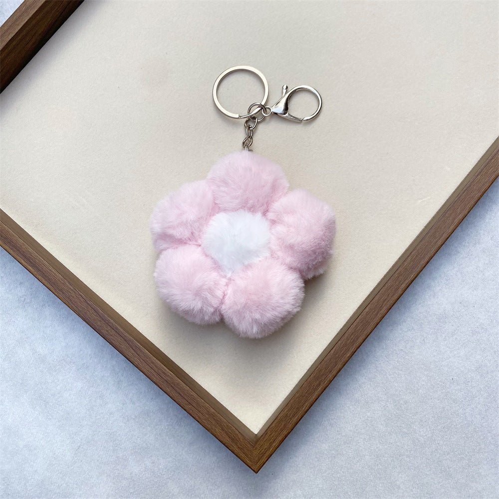 Floral Plush Keychain kalsten