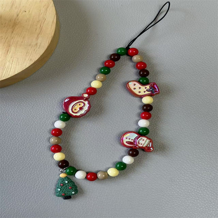 Holiday-Themed Beaded Eyewear Strap Kalsten