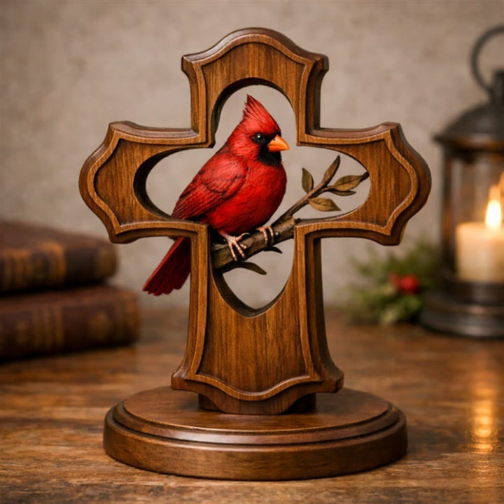 Decorative cross figure with Cardinal Kalsten