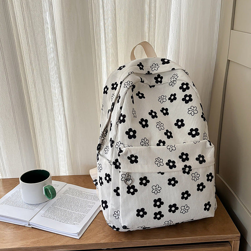 Floral Patterned Casual Backpack Kalsten