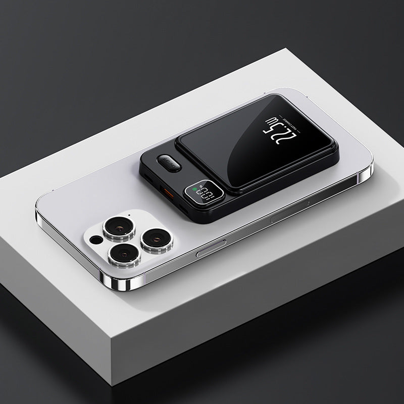 Portable power bank with wireless charging function and intelligent LED display Kalsten