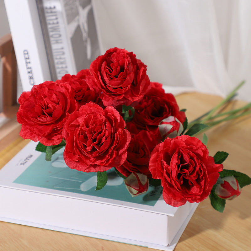 Lifelike Decorative Flower Bouquet