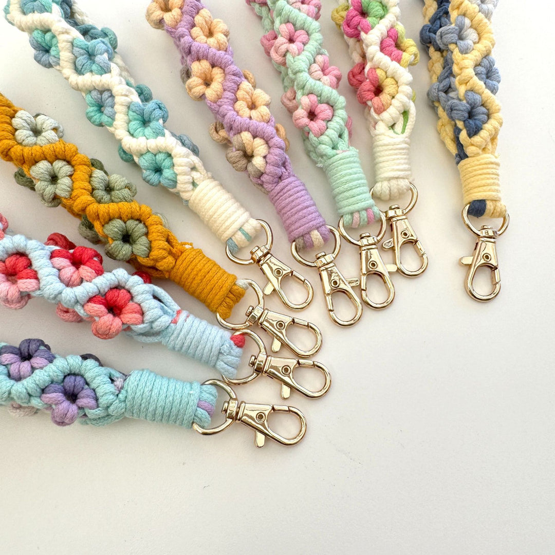 Decorative Macrame Keychain Strap Kalsten