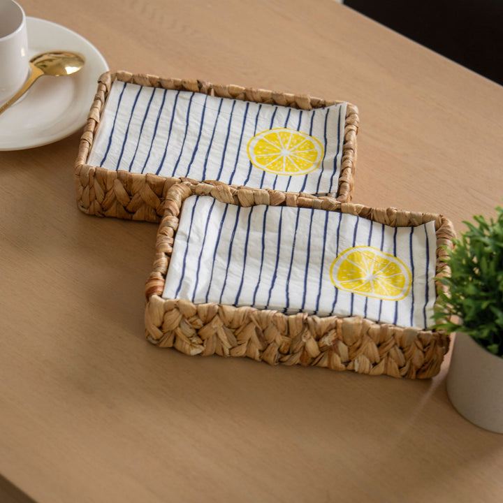 Handcrafted Woven Storage Cube Kalsten
