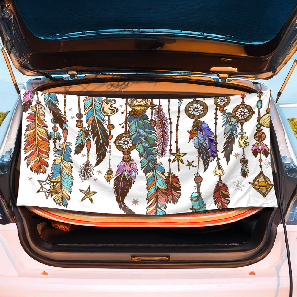 Trunk mat with creative flamingo design Kalsten