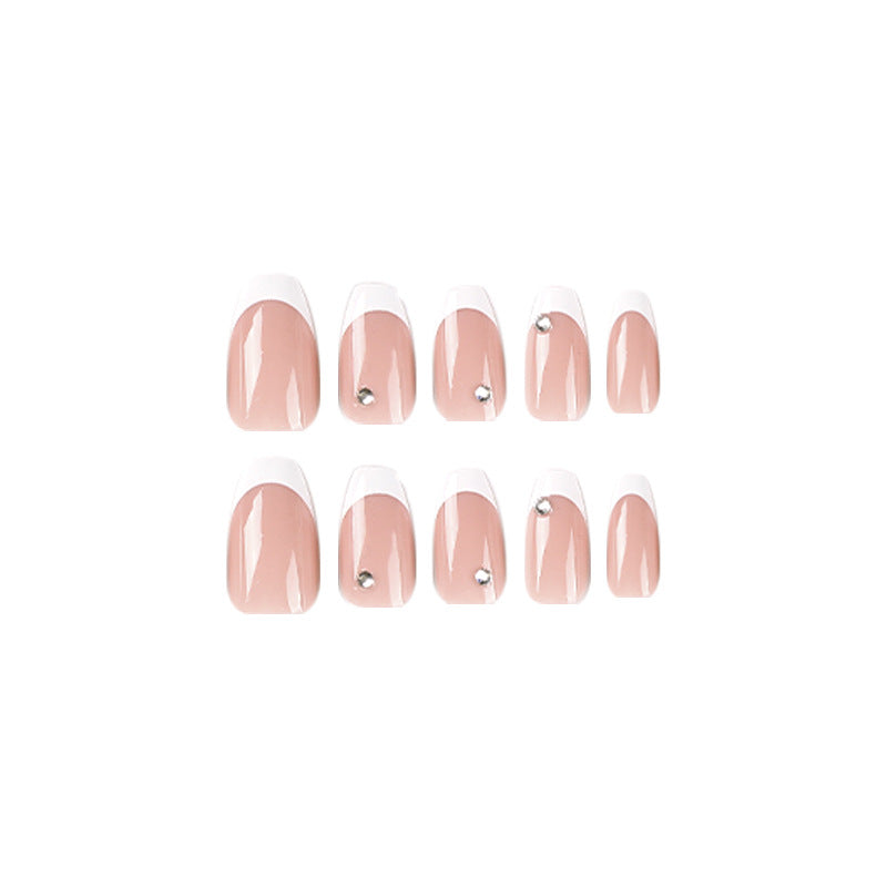 Glamorous artificial nails with French manicure Kalsten