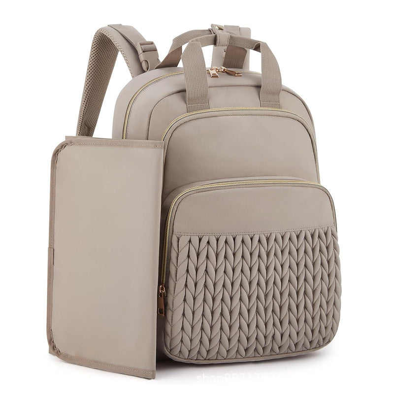 Fashionable backpack with structured design and multiple compartments Kalsten