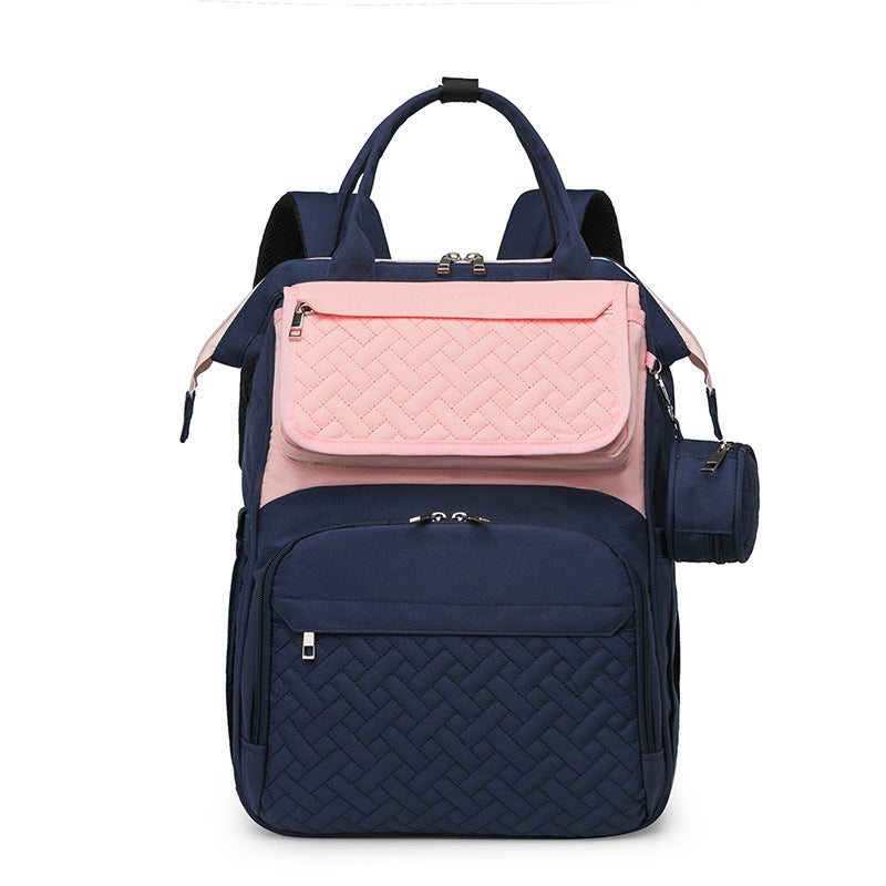 Multi-Functional Quilted Diaper and Travel Backpack Kalsten