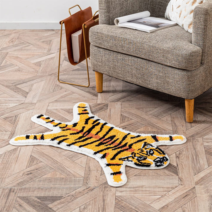 Cowhide Inspired Area Rug Kalsten